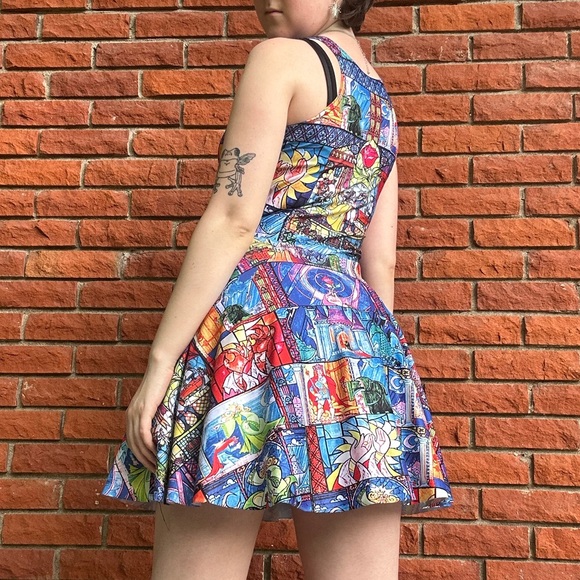 Blackmilk Beauty and the beast stained glass dress - Picture 3 of 15
